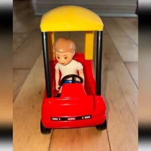 Red and Yellow Cozy Coupe Little Tikes 6 Inch